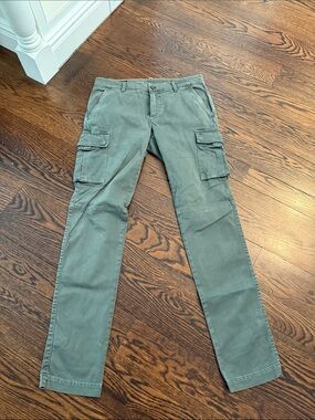 Mason Olive Green Cargo Pants with Utility Pockets